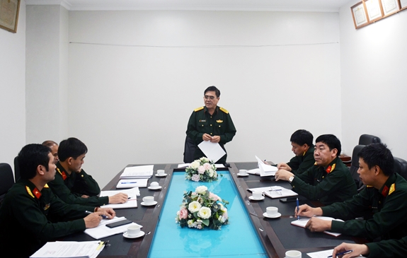 Bộ Quốc phòng chuẩn bị công tác nghiệm thu phiếu điều tra kinh tế, cơ sở hành chính